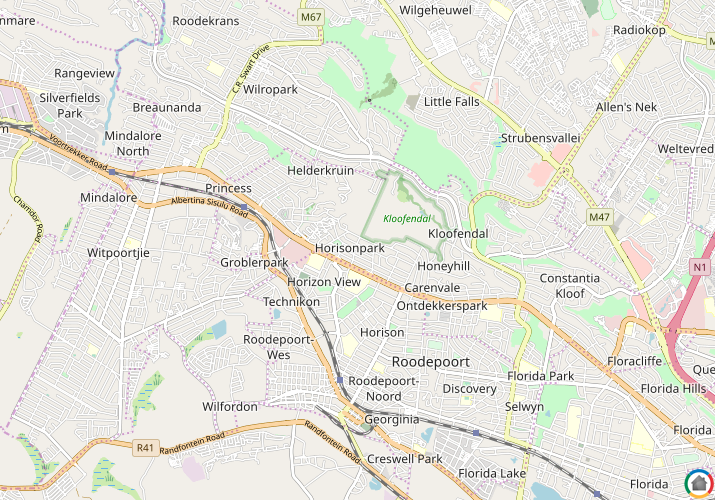 Map location of Horison Park